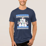 T-shirt En Tri-matière Funky Snowman sapin de Noël<br><div class="desc">Arbre de Noël Snowman</div>
