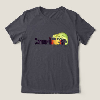 T-shirt En Tri-matière Funny Camou-flawless Chameleon Pun