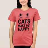 T-shirt En Tri-matière Funny Cat Hanging (Recto)