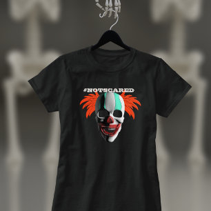 T-shirt En Tri-matière Funny Clown Déplaisant Crâne Éffrayant Halloween T