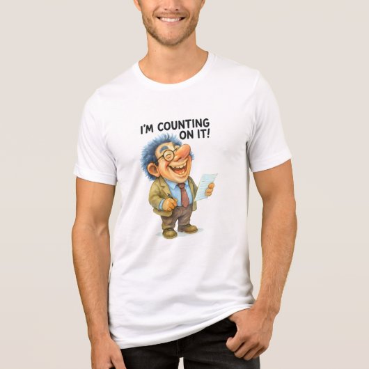 T-shirt En Tri-matière Funny Comptable Troll Office Humor (Recto)