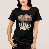 T-shirt En Tri-matière Funny Dog Lover Shirt - Official Sleepy Shirt (Recto)
