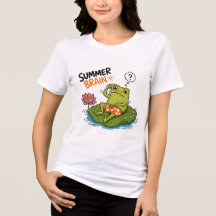 Funny Frog Summer Brain|Grenouille de dessin animé