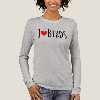 T-shirt En Tri-matière Funny I Love Birds