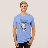 T-shirt En Tri-matière Funny Overthinking Roman Statue Pop Art (Recto plein)
