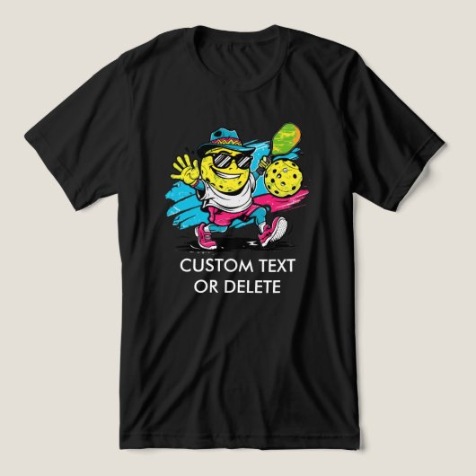 T-shirt En Tri-matière funny pickleball (Design Recto)