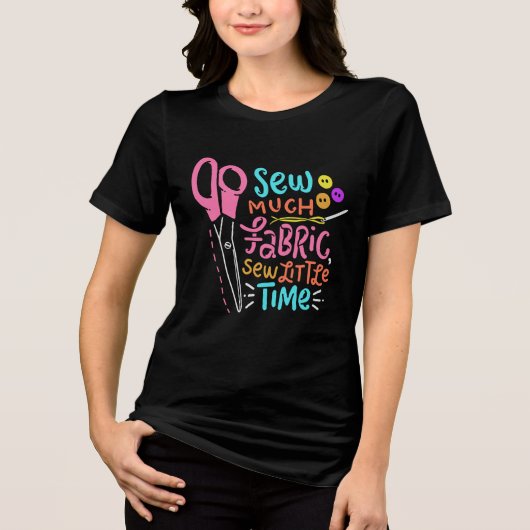 T-shirt En Tri-matière Funny Sewing (Recto)