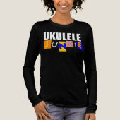 T-shirt En Tri-matière Funny Ukulele (Recto)