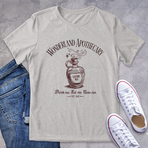 T-shirt En Tri-matière Funny Wonderland Apothecary Logo Booko