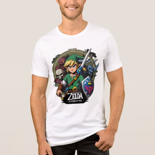 T-shirt En Tri-matière Funny Zelda Anime of Time Adventure Birthday Gift (Recto)
