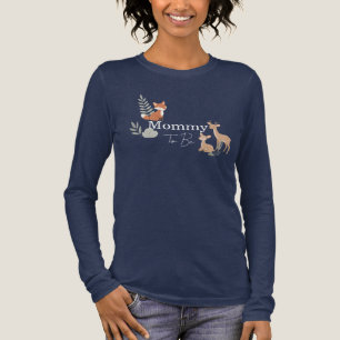 T-shirt En Tri-matière Futur maman animal de la forêt