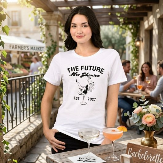 T-shirt En Tri-matière Future Mme personnalisée nom Future
