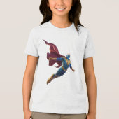 T-shirt En Tri-matière Futuristic Hero in Flight – Bold Sci-Fi Warrior (Recto)