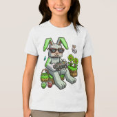 T-shirt En Tri-matière Gamer Bunny Block (Recto)