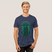 T-shirt En Tri-matière GANDALF™ "Speak Friend And Enter" Doors of Durin (Recto plein)