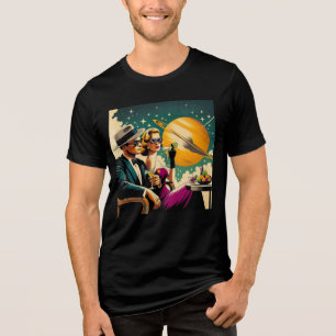 T-shirt En Tri-matière Gangster Party Martini Las Vegas Age Spatial