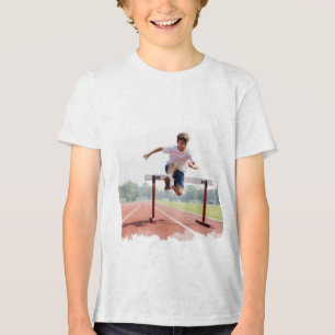 T-shirt En Tri-matière garçon avec haie