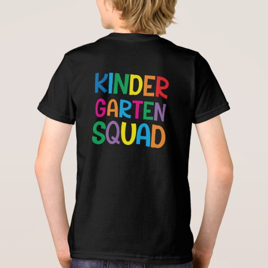 T-shirt En Tri-matière Gardergarten Squad - Enseignant Retour À L'École C (Verso)