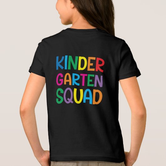 T-shirt En Tri-matière Gardergarten Squad - Enseignant Retour À L'École C (Verso)