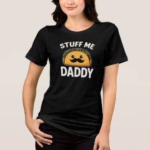 T-shirt En Tri-matière "Garnissez Papa avec un Taco - Cadeau drôle pour a