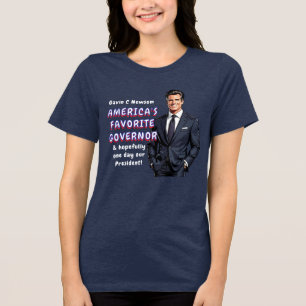 T-shirt En Tri-matière Gavin C Newsom Le gouverneur favori de l'Amériqu