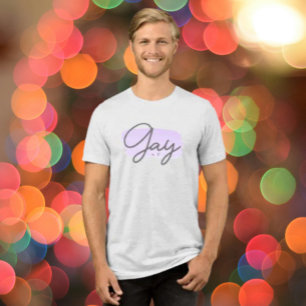 T-shirt En Tri-matière Gay AF Lavande