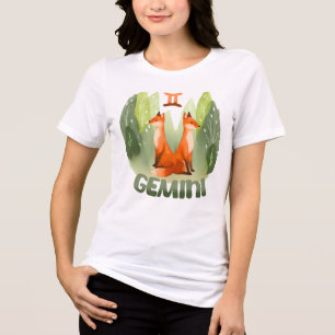 T-shirt En Tri-matière Gemini astrologie signe de naissance zodiac fox ju