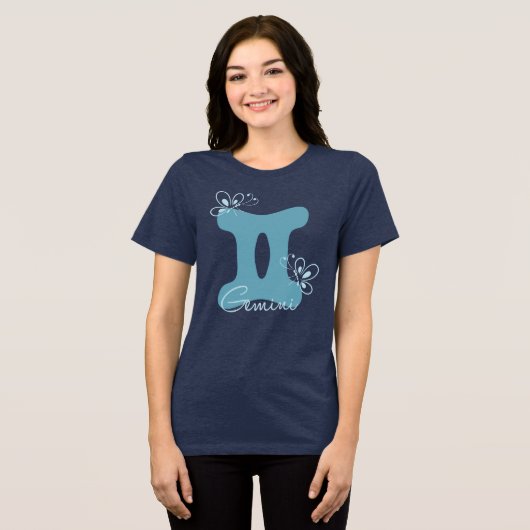 T-shirt En Tri-matière Gemini astrologie signe de naissance zodiac papill (Recto plein)