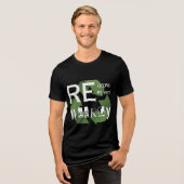 T-shirt En Tri-matière Gen Z Recyclage Hope Weekly Funny Eco (Recto plein)