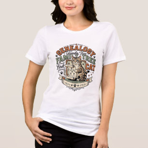 T-shirt En Tri-matière Généalogie Arbre Généalogique Chat Généalogie Arbr