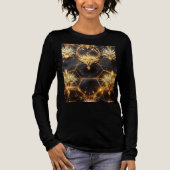 T-shirt En Tri-matière Géométrie cosmique dorée (Recto)