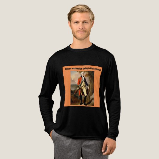 T-shirt En Tri-matière george Washington facing british generals (Recto complet)