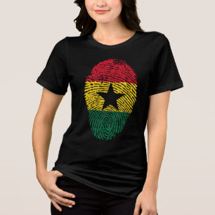 T-shirt En Tri-matière GHANA Thumb spécial cadeau Black Tourist Classic