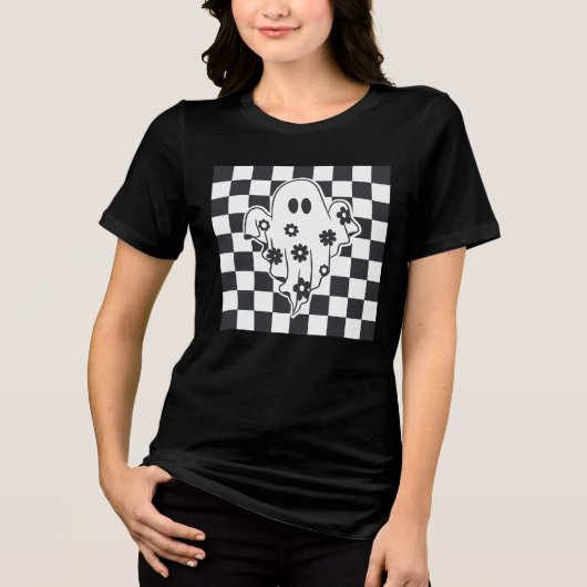 T-shirt En Tri-matière Ghost Buffalo Plaid Retro  (Recto)