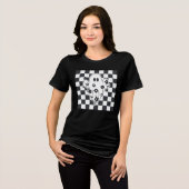 T-shirt En Tri-matière Ghost Buffalo Plaid Retro  (Recto plein)