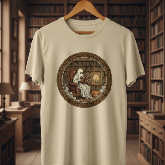 T-shirt En Tri-matière Ghost dans une bibliothèque