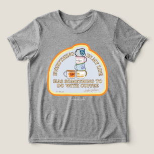 T-shirt En Tri-matière Gilmore Girls Graphique des devis de café