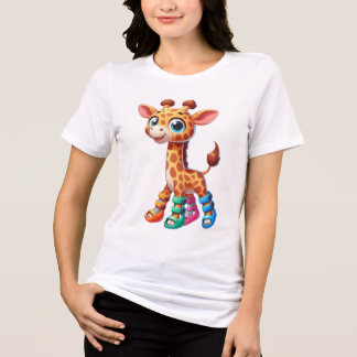 T-shirt En Tri-matière Girafe dans les OA