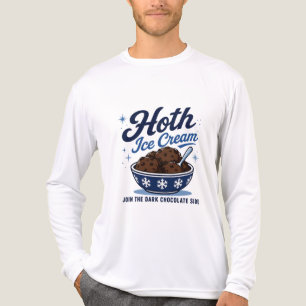 T-shirt En Tri-matière Glace Hoth Chocolat Noir Drôle