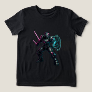 T-shirt En Tri-matière Gladiateur Cybernétique – Guerrier à la lame de né