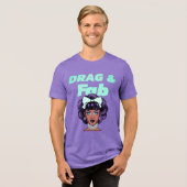 T-shirt En Tri-matière Glisser-Déposer (Recto plein)