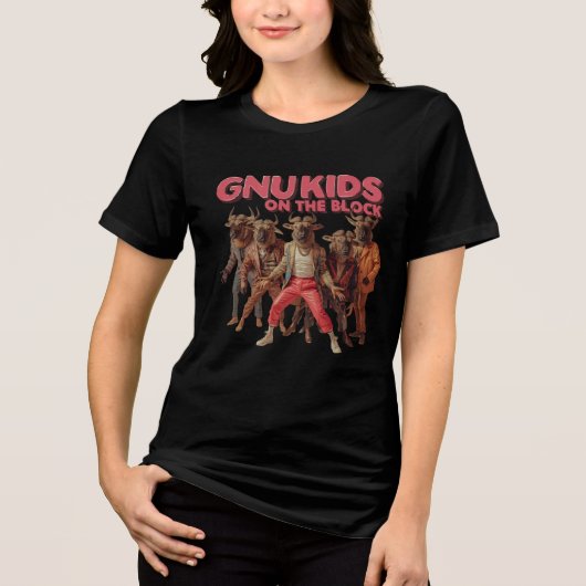 T-shirt En Tri-matière Gnu Kids on the Block (Recto)