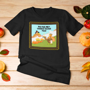 T-shirt En Tri-matière Gobble à votre santé Funny Turkey's Friendsgiving