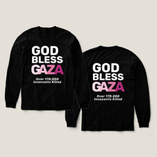 T-shirt En Tri-matière God Bless Gaza Anti-War Honoring Innocent Lives