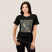 T-shirt En Tri-matière Godéesse cubiste Athéna de la Sagesse (Recto plein)