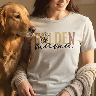 T-shirt En Tri-matière Golden Mama | Cadeau pour maman de Golden Retrieve