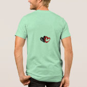 T-shirt En Tri-matière Golf de disque Alien rétroactif (Verso)