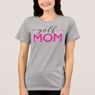 T-shirt En Tri-matière Golf Maman Racerback Tank, Mère Cadeau Anniversair