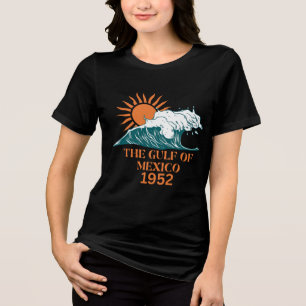 T-shirt En Tri-matière Golfe du Mexique 1952, Côte du Golfe V-Neck, Golfe