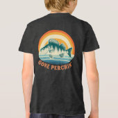 T-shirt En Tri-matière Gone Perchin Fishing for Perch Sunrise to Sunset (Verso)